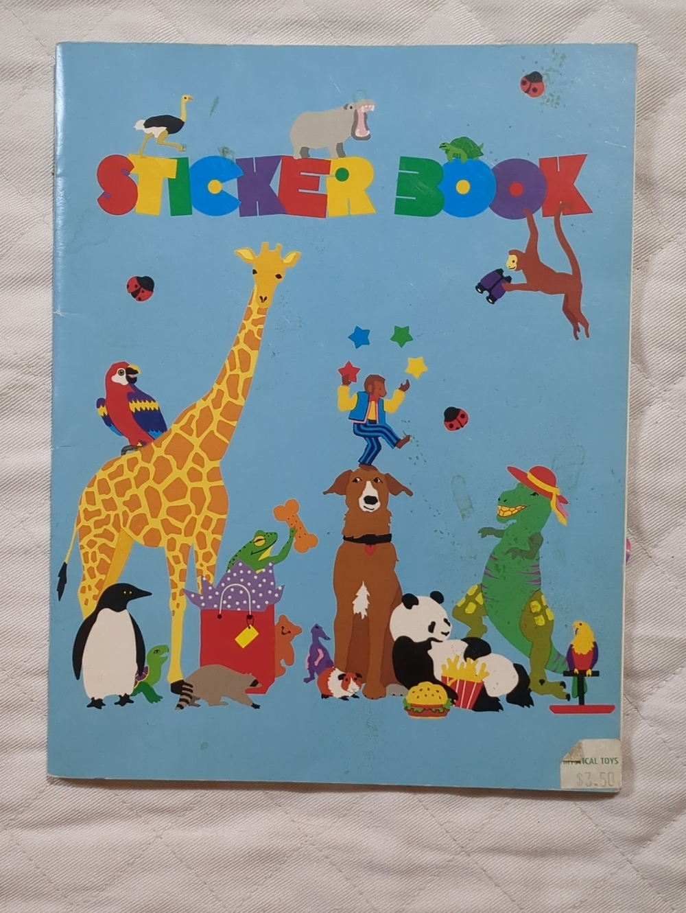 Vintage Mrs Grossmans Sticker Book 4pg Of Lisa Frank Stickers 90s Nostalgia